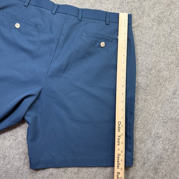 Peter Millar Salem Performance Golf Shorts Men 36 Dark Blue 9" Classic Fit - Picture 13 of 16
